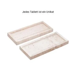 Tablett L 30 X B 13cm TRAVERTINE In Beige -Home Decoration&Supplies butlers tablett l 30 x b 13cm travertine in beige 5