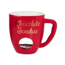 Tasse Mit 2 Gabeln CHOCOLATE FONDUE In Rot -Home Decoration&Supplies butlers tasse mit 2 gabeln chocolate fondue in rot 3