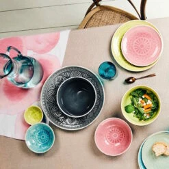 Teller Ø25cm SUMATRA In Hellgrün 13 Teller Ø25cm SUMATRA In Hellgrün -Home Decoration&Supplies butlers teller o25cm sumatra in hellgrun 4