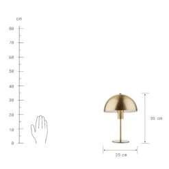 Tischlampe TOPEE In Gold -Home Decoration&Supplies butlers tischlampe topee in gold 3