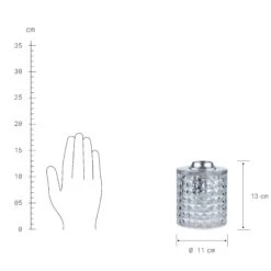 Tischleuchte Glas Ø11cm STILO In Transparent -Home Decoration&Supplies butlers tischleuchte glas o11cm stilo in transparent 2