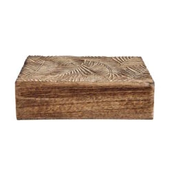 Truhe Mit Schnitzerei Rechteckig L 21 X B 13cm TREASURE In Hellbraun-Gold -Home Decoration&Supplies butlers truhe mit schnitzerei rechteckig l 21 x b 13cm treasure in hellbraun gold 2