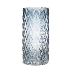 Vase Höhe 25 Cm BEVERLY In Blau