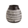 Vase Streifen Höhe 13cm MALOU In Schwarz-Weiß -Home Decoration&Supplies butlers vase streifen hohe 13cm malou in schwarz weiss