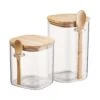 Vorratsglas-Set 2-tlg. COMPOSITION In Transparent-Natur -Home Decoration&Supplies butlers vorratsglas set 2 tlg composition in transparent natur