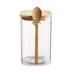 Vorratsglas-Set 2-tlg. COMPOSITION In Transparent-Natur -Home Decoration&Supplies butlers vorratsglas set 2 tlg composition in transparent natur 4