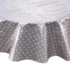 Wachstischdecke Punkte Ø 140 Cm WATERPROOF In Grau -Home Decoration&Supplies butlers wachstischdecke punkte o 140 cm waterproof in grau