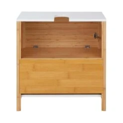 Waschbeckenunterschrank Mit Schublade WHITE SANDS In Natur-Weiß -Home Decoration&Supplies butlers waschbeckenunterschrank mit schublade white sands in natur weiss 7