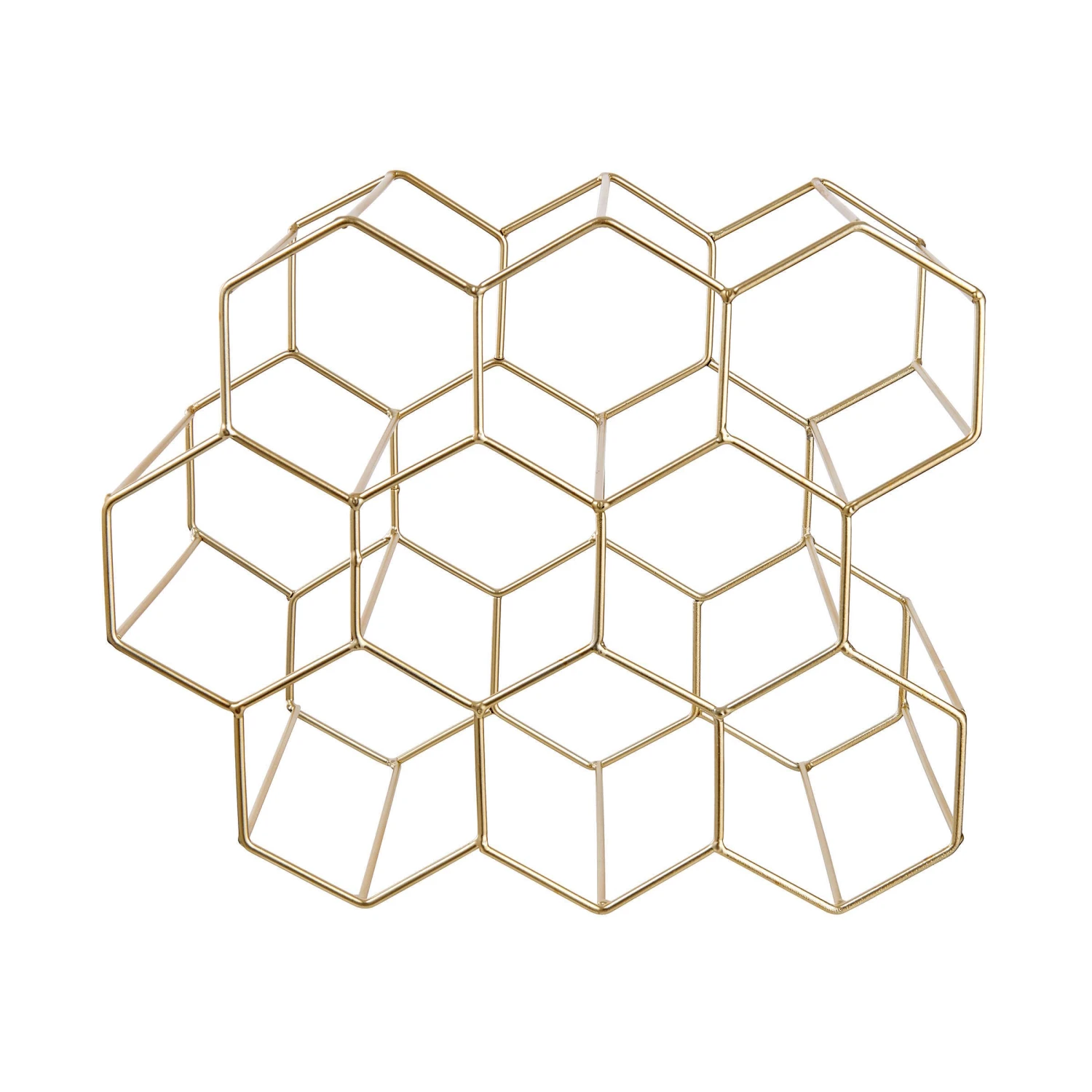 Weinregal Für 9 Flaschen L 36 X H 30cm CUBICLE In Gold 5 Weinregal Für 9 Flaschen L 36 X H 30cm CUBICLE In Gold – Bild 3