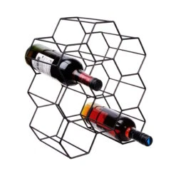 Weinregal Für 9 Flaschen L 36 X H 30cm CUBICLE In Schwarz