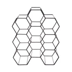 Weinregal Für 9 Flaschen L 36 X H 30cm CUBICLE In Schwarz -Home Decoration&Supplies butlers weinregal fur 9 flaschen l 36 x h 30cm cubicle in schwarz 4