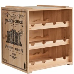 Weinregal VINOTHEK In Natur -Home Decoration&Supplies butlers weinregal vinothek in natur 2