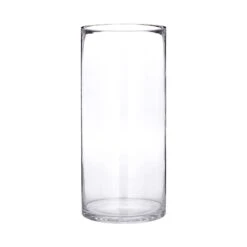 Zylindrische Bodenvase 40 Cm POOL In Transparent